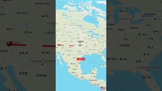 Distance between Las Vegas to New York USA moscowregion army aviation stratcom militaryfleet [upl. by Alcock]