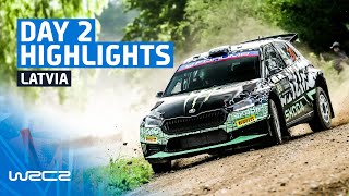 WRC2 Day 2 Highlights  WRC Tet Rally Latvia 2024 [upl. by Lopez229]