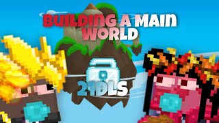 BEST MAIN WORLD DESIGN IN 2022 FOR SUBSCRIBER Growtopia how to make a Main World [upl. by Natale]