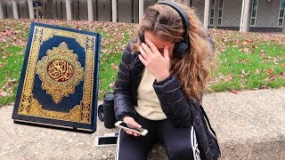 COLLEGE STUDENTS HEAR QURAN FOR THE FIRST TIME social experiment [upl. by Kev]