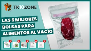 Las 5 mejores bolsas para alimentos al vacío [upl. by Linetta]