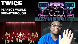 WHERE DID THE HARMONIES COME FROM  TWICE Perfect World MV amp Breakthrough MV  REACTION [upl. by Ahtnama]