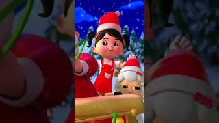 Jingle Bells Song Xmas Cartoon for Kids shorts videosforkids christmas [upl. by Yseult]