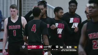 2024 NAIA MBB Tournament First Round 7 Hastings vs 10 MidAmerica Christian [upl. by Sucramel]