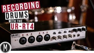 Recording Live DRUMS with the Steinberg URRT4  Review [upl. by Deborath]