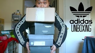 ADIDAS UNBOXING HAUL FOR 2017 [upl. by Anaiuq]