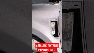 Metallic Tintable Raptor Liner Paint Job raptorliner bedliner Gunmetalgrey metallic [upl. by Mirielle341]