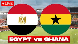 EGYPT vs GHANA LIVE Stream  AFCON Football Match Watchalong [upl. by Okechuku110]