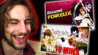 Je Réagis au RÉSUMÉ FOIREUX et au RE TAKE sur DEATH NOTE [upl. by Rosinski809]