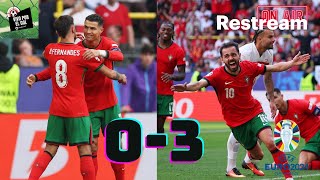 📺🔴¡SIUUUU A OCTAVOS PORTUGAL CON CRISTIANO GOLEARON A TURQUIA [upl. by Von476]