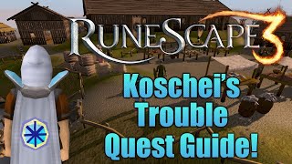 Runescape 3 Koscheis Troubles MiniQuest Guide [upl. by Akyssej]