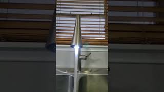 Installing Allen amp Roth pull down Faucet w LED light [upl. by Evangelist]