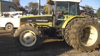 Hurlimann Master H6165 Tractor  UNRESERVED ONLINE AUCTION  12192018  wwwbigironcom  DF2884 [upl. by Edla]