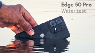 Motorola Edge 50 Pro Water Test  IP68 Water and dust Resistant [upl. by Gardner491]