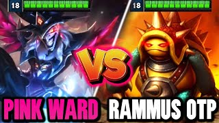 PINK WARD SHACO VS RAMMUS TOP ONE TRICK  CHALLENGER ELO SHOWDOWN [upl. by Rouvin]