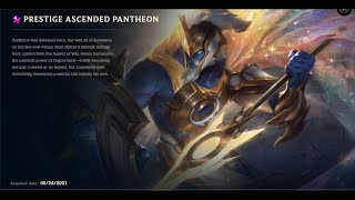 PRESTIGE ASCENDED PANTHEON SKIN SPOTLIGHT10282024 [upl. by Lladnyk80]