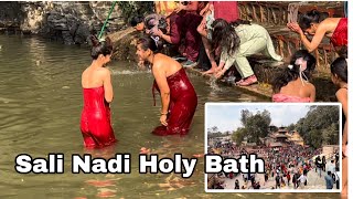 holy bathing templeviral shorts shortvideo foryou nepal travel fair fypシtrending [upl. by Nneb246]