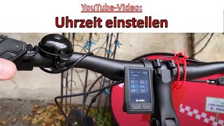 Ebike SommerzeitWinterzeit  Uhrzeit einstellen  Bosch Kiox Display EBike Pedelec [upl. by Olihs20]