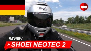 Shoei Neotec 2 Straßentest  ChampionHelmetscom [upl. by Seftton833]