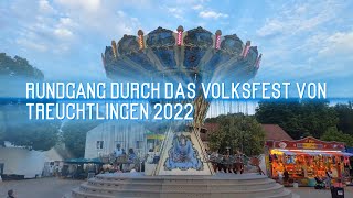 Volksfest Treuchtlingen Rundgang 2022 [upl. by Onirefes808]