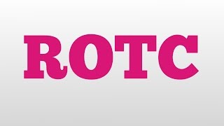 ROTC meaning and pronunciation [upl. by Ahsielat]