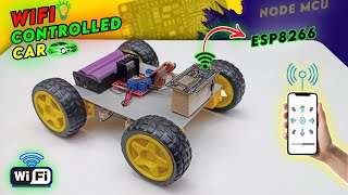 WiFi Control Car Using Node MCU ESP8266 Module raminventedtech nodemcu esp8266 wificar project [upl. by Enohpesrep290]