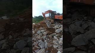 Bridge Wing Wall Boulder Pitching and Filter Media Construction work  shorts [upl. by Jaqitsch]