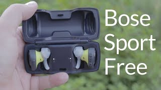 Review  Bose Soundsport Free Truly Wireless buds [upl. by Ennayllek79]