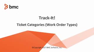 TrackIt 2018  Configuring Categories Work Order Types [upl. by Aggi]