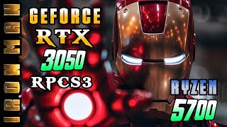 IRON MAN Nvidia Geforce RTX 3050 RPCS3 Best settings For PC [upl. by Ronnoc]