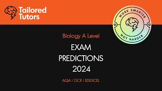 Exam Predictions 2024 A Level Biology [upl. by Atteram304]