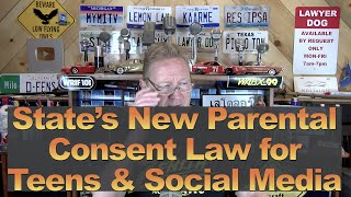 State Passes New ParentalConsent Law for Teens amp Social Media [upl. by Neibaf]