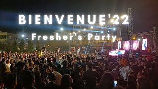 Bienvenue22 Freshers Party  Chitkara University Vlog  Bharat Bass [upl. by Silvia]