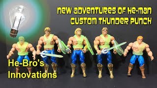 New Adventures Thunder Punch Custom HeMan Classics Figures [upl. by Aihsotal561]