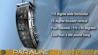 Yorkville PSA1 PSA1s Paraline Self Powered Line Array Speaker Explained in Detail [upl. by Aggappe]