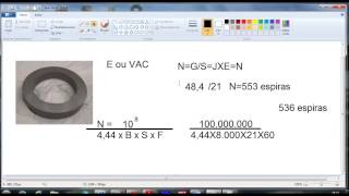 Toroide como calcular e bobinar 2 [upl. by Pacificas]