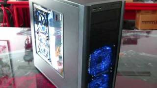 Antec 300 Case Mod Black Ice Feser amp Swiftech Fan  Rad Grill wwwmnpctechcom [upl. by Nasia130]