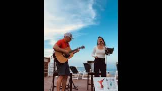 Mandolin Rain live at Rye Beach NH 8324  Bruce Hornsby cover ​⁠ [upl. by Larimore]