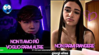 ELISA GIORGI SCOPPIA A PIANGERE PER ORTIZ 👀💔 [upl. by Belen]