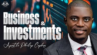 UNDERSTANDING BUSINESS AND INVESTMENTS  THE SHEKINAH EXPERIENCE  WITH APOSTLE PHILIP CEPHAS [upl. by Sherj203]