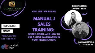 Manual J Sales Training Where When and How to use a Load Calculation to Sell [upl. by Ithaman373]