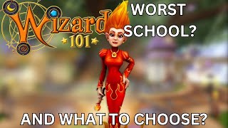 Worst Schools in Wizard101 amp What To Choose [upl. by Lindsay]