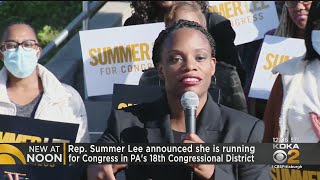 Pa State Rep Summer Lee Announces Bid For Congress [upl. by Otsuaf]