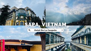 The luxury hotel we stayed in Sapa Vietnam  Hotel De La Coupole travelvlog [upl. by Noisla]