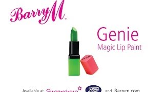 Magic Colour Changing Genie Lip Paint from Barry M [upl. by Gosney]