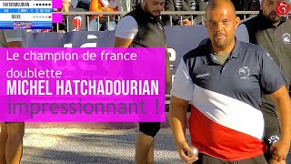 Démonstration 👍 dHATCHADOURIAN en 64e face à DELYS  International à pétanque de Ruoms 2022 [upl. by Ennirak]