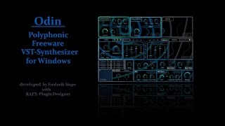 Odin freeware VSTSynthesizer for Windows [upl. by Luke]