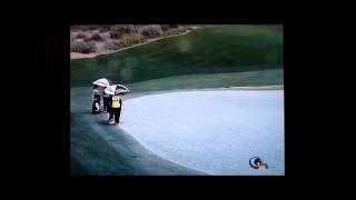 Phil Mickelson Chips in on Grayhawks Raptor Hole 18 in the Hail [upl. by Reiner]