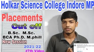 Placements of Holkar Science College Indore  Holkar College  Admission process amp Cut off Holkar [upl. by Bein810]