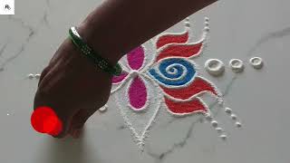 दररोज साठी सुंदर व सोपी रांगोळी daily use rangoli  rangoli  freehand rangoli  rangoli designs [upl. by Sullivan]